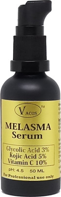 VACOS Melasma SerumGlycolic Acid 3%, Kojic Acid 5%, Vitamin C 10% 50ML Skin Serum Melasma, Tanning, Marks(50 ml)
VACOS Melasma SerumGlycolic Acid 3%, Kojic Acid 5%, Vitamin C 10% 50ML Skin Serum Melasma, Tanning, Marks(50 ml)