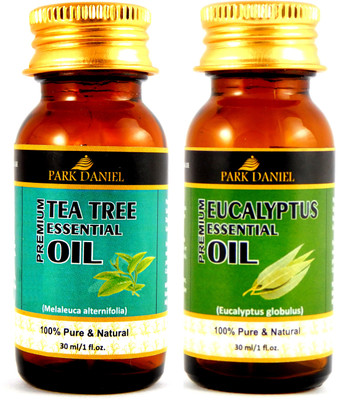 Park Daniel Premium Tea tree essential oil and Eucalyptus essential oil- 100% Pure and Natural Combo pack of 2 bottles of 30 ml(60 ml)(60 ml)
Park Daniel Premium Tea tree essential oil and Eucalyptus essential oil- 100% Pure and Natural Combo pack of 2 bottles of 30 ml(60 ml)(60 ml)