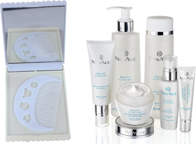 Oriflame Sweden NovAge Bright Sublime set 6Pcs (28969) With Comb Mirror Set(Set of 8)
Oriflame Sweden NovAge Bright Sublime set 6Pcs (28969) With Comb Mirror Set(Set of 8)