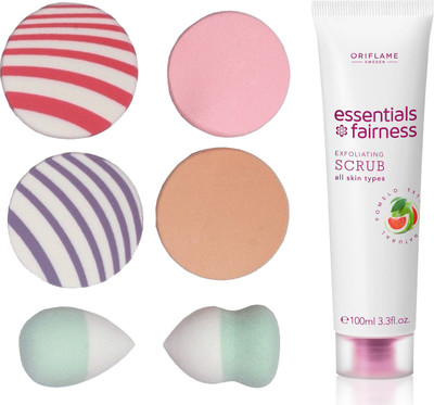 Oriflame Sweden Essentials Fairness Exfoliating Scrub (32700) With Puff Sponge(Set of 7)
Oriflame Sweden Essentials Fairness Exfoliating Scrub (32700) With Puff Sponge(Set of 7)