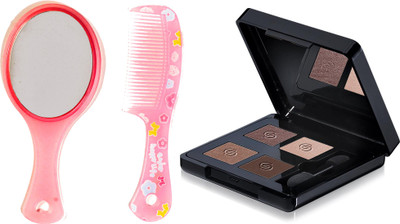 Oriflame Sweden Giordani Gold Eye Shadow Quad 5.2g (Divine Brown - 32076) Wth Mirror Comb Set(Set of 3)
Oriflame Sweden Giordani Gold Eye Shadow Quad 5.2g (Divine Brown - 32076) Wth Mirror Comb Set(Set of 3)