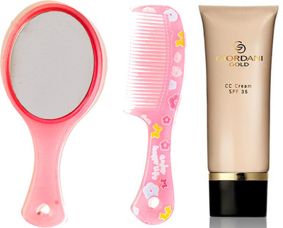 Oriflame Sweden Giordani Gold CC Cream SPF 35 40ml (Light - 30988) Wth Mirror Comb Set(Set of 3)
Oriflame Sweden Giordani Gold CC Cream SPF 35 40ml (Light - 30988) Wth Mirror Comb Set(Set of 3)