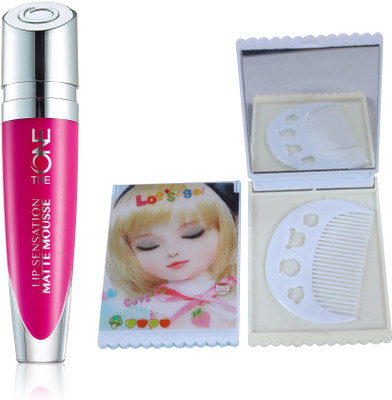 Oriflame Sweden The ONE Lip Sensation Matte Mousse 5ml (Raspberry Cloud - 31950) With Mirror Comb(Set of 3)
Oriflame Sweden The ONE Lip Sensation Matte Mousse 5ml (Raspberry Cloud - 31950) With Mirror Comb(Set of 3)