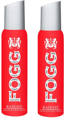 Fogg Radiate Fragrant Body Spray Pack of 2 Combo (120ML each) Perfume Body Spray - For Women(240 ml, Pack of 2)
Fogg Radiate Fragrant Body Spray Pack of 2 Combo (120ML each) Perfume Body Spray - For Women(240 ml, Pack of 2)