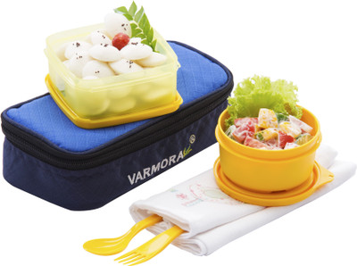 Varmora Joy Lunch Tiffin Box For Fresh Food Container 2 Containers Lunch Box(400 ml), Blue
Varmora Joy Lunch Tiffin Box For Fresh Food Container 2 Containers Lunch Box(400 ml), Blue