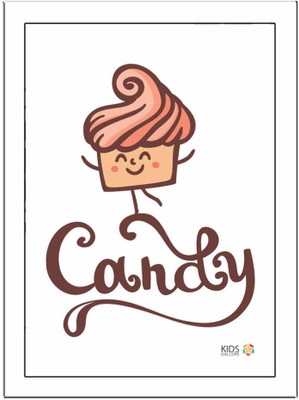 Candy Paper Print(11.69 inch X 8.27 inch, Framed)
