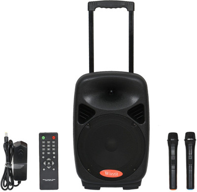 Wizzit Wizzit© Karaoke Bluetooth PA System Portable Rechargeable trolley Speaker with 2 Wireless Microphone, Remote Control, FM Radio, AUX/TF/USB, Trolley Design 8” Outdoor PA System(100 W)
Wizzit Wizzit© Karaoke Bluetooth PA System Portable Rechargeable trolley Speaker with 2 Wireless Microphone, Remote Control, FM Radio, AUX/TF/USB, Trolley Design 8” Outdoor PA System(100 W)