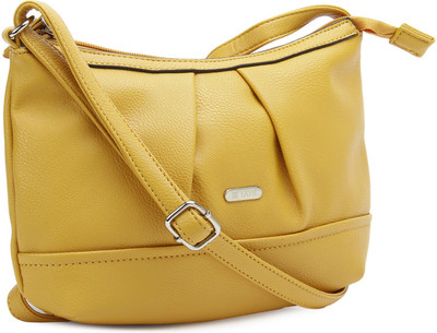 Lavie Girls Casual Yellow PU Sling Bag