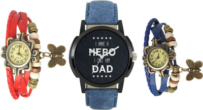 Codice Mens and Women Couple watch combo of 3 Gift Special115 Leather Strap Couple watch Watch - For Men & Women
Codice Mens and Women Couple watch combo of 3 Gift Special115 Leather Strap Couple watch Watch - For Men & Women