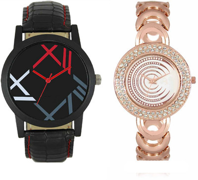 SRK ENTERPRISE LR 0012_202 Men & Women Combo Watch - For Couple