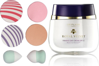 Oriflame Sweden Royal Velvet Firming Day Cream SPF15 50ml (22424) With Puff Sponge(Set of 7)
Oriflame Sweden Royal Velvet Firming Day Cream SPF15 50ml (22424) With Puff Sponge(Set of 7)