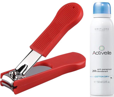 Oriflame Sweden Activelle Anti-perspirant 24h Deodorant Cotton Dry 150ml (25280) With Nail Cutter(Set of 2)
Oriflame Sweden Activelle Anti-perspirant 24h Deodorant Cotton Dry 150ml (25280) With Nail Cutter(Set of 2)
