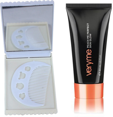 Oriflame Sweden Very Me Peach Me Perfect Skin Glow (Light - 20529) With Comb Mirror Set(Set of 3)
Oriflame Sweden Very Me Peach Me Perfect Skin Glow (Light - 20529) With Comb Mirror Set(Set of 3)