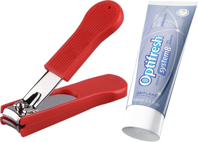 Oriflame Sweden Optifresh System 8 Crystal White Toothpaste 100ml (32060) With Nail Cutter(Set of 2)
Oriflame Sweden Optifresh System 8 Crystal White Toothpaste 100ml (32060) With Nail Cutter(Set of 2)