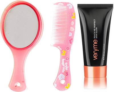 Oriflame Sweden Very Me Peach Me Perfect Skin Glow (Light - 20529) With Mirror Comb Set(Set of 3)
Oriflame Sweden Very Me Peach Me Perfect Skin Glow (Light - 20529) With Mirror Comb Set(Set of 3)