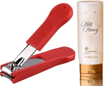 Oriflame Sweden Milk & Honey Gold Conditioner 200ml (31709) With Nail Cutter(Set of 2)