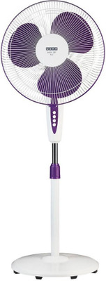 Usha Misty Air Icy 3 Blade Pedestal Fan(Purple, Pack of 1), Multicolor