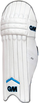 GM Batting Legguard 606 Men Batting Pad(White, Blue, Men, Women)