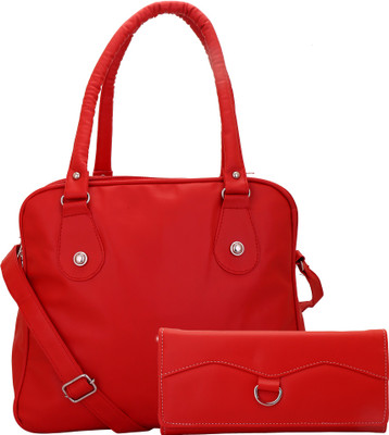 Lady bar Shoulder Bag(Red)