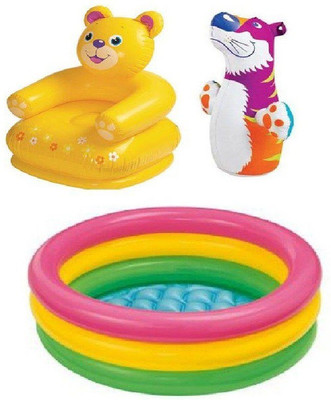 K T BROTHERS Latest Teddy Chair with Pool & Bop Bag Inflatable Pool Inflatable Pool(Multicolor)
K T BROTHERS Latest Teddy Chair with Pool & Bop Bag Inflatable Pool Inflatable Pool(Multicolor)