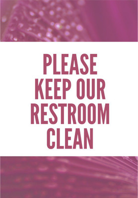Please Keep our Restroom Clean| Wall Art Poster Paper Print(18 inch X 12 inch, Rolled)
Please Keep our Restroom Clean| Wall Art Poster Paper Print(18 inch X 12 inch, Rolled)