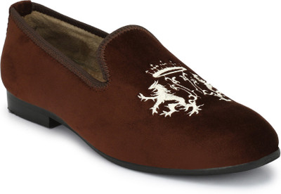El Paso Men's Brown Stylish Velvet Embroided Casual Slip On Shoes Casuals For Men(Brown
El Paso Men's Brown Stylish Velvet Embroided Casual Slip On Shoes Casuals For Men(Brown