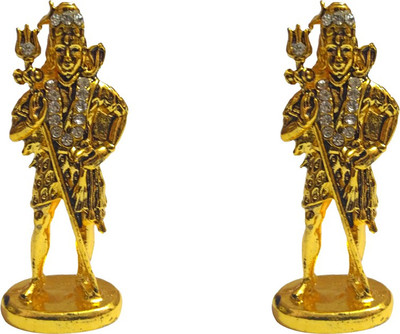 VINTAN Combo Of 2 Religious God Shiv/Lord Shiva/Shanker idol Handicraft Statue-Home Room Office Temple Mandir Murti Car Dashboard Decor Gift item. Decorative Showpiece - 5 cm(Gold Plated, Gold)
VINTAN Combo Of 2 Religious God Shiv/Lord Shiva/Shanker idol Handicraft Statue-Home Room Office Temple Mandir Murti Car Dashboard Decor Gift item. Decorative Showpiece - 5 cm(Gold Plated, Gold)