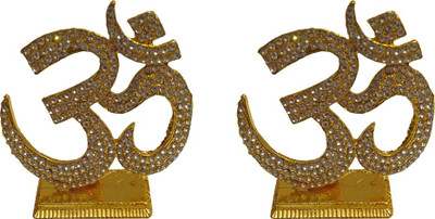 VINTAN Combo Of 2 Religious God Shiv OM Figurine/Lord Shiva OM Symbol idol Handicraft Statue-Home Room Office Temple Mandir Murti Car Dashboard Decor Gift item. Decorative Showpiece - 7 cm(Gold Plated, Gold)
VINTAN Combo Of 2 Religious God Shiv OM Figurine/Lord Shiva OM Symbol idol Handicraft Statue-Home Room Office Temple Mandir Murti Car Dashboard Decor Gift item. Decorative Showpiece - 7 cm(Gold Plated, Gold)