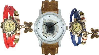 Codice Mens and Women Couple watch combo of 3 Gift Special117 Leather Strap Couple watch Watch - For Men & Women
Codice Mens and Women Couple watch combo of 3 Gift Special117 Leather Strap Couple watch Watch - For Men & Women