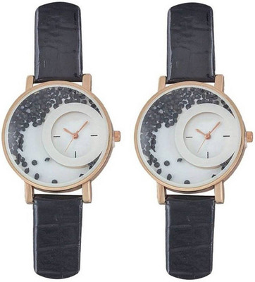 Talgo New Arrival Red Robin Season Special RRBK2 Pack Of 2 Letest Collation Fancy And Attractive White Movable Diamonds In Round Dial Fancy Black Leather Belt RRMXREBK2 Watch - For Girls
Talgo New Arrival Red Robin Season Special RRBK2 Pack Of 2 Letest Collation Fancy And Attractive White Movable Diamonds In Round Dial Fancy Black Leather Belt RRMXREBK2 Watch - For Girls