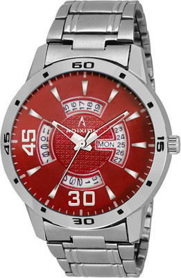 ADIXION 9519SMDT8 New Stainless Steel Day & Date Series Youth Wrist Watch Watch - For Men