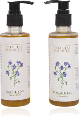 Nature's Absolutes Flax Seed Oil (220ml x 2) Combo Pack of 2 Pcs ,100% Pure Organic, Premium Oil(440 ml)
Nature's Absolutes Flax Seed Oil (220ml x 2) Combo Pack of 2 Pcs ,100% Pure Organic, Premium Oil(440 ml)