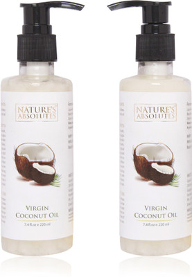 Nature's Absolutes Virgin Coconut Oil (220ml x 2) Combo Pack of 2 Pcs,100% Pure Organic, Premium Oil(440 ml)
Nature's Absolutes Virgin Coconut Oil (220ml x 2) Combo Pack of 2 Pcs,100% Pure Organic, Premium Oil(440 ml)
