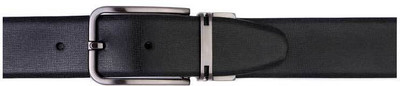 Satya Paul Men Black Genuine Leather Belt
