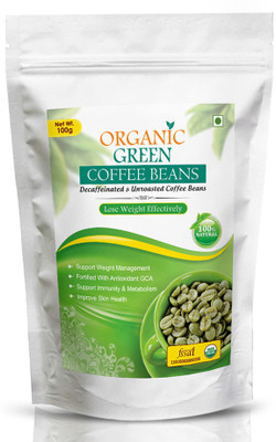 Vokin Biotech Organic Green Coffee Beans 100gm Decaffeinated & Unroasted Roast & Ground Coffee 100 g
Vokin Biotech Organic Green Coffee Beans 100gm Decaffeinated & Unroasted Roast & Ground Coffee 100 g