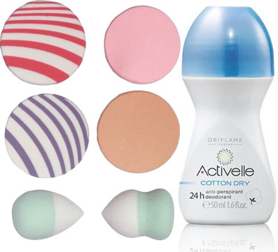 Oriflame Sweden Activelle Anti-perspirant 24h Deodorant Cotton Dry 50ml (25281) With Puff Sponge(Set of 7)
Oriflame Sweden Activelle Anti-perspirant 24h Deodorant Cotton Dry 50ml (25281) With Puff Sponge(Set of 7)