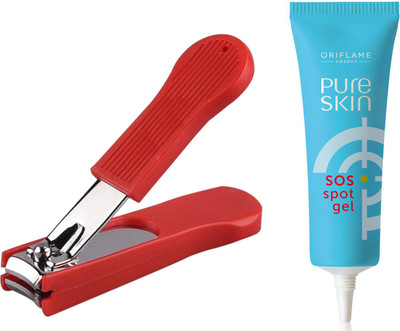 Oriflame Sweden Pure Skin SOS Spot Gel 6ml (32651) With Nail Cutter(Set of 2)