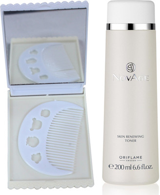 Oriflame Sweden NovAge Skin Renewing Toner 200ml (32128) With Comb Mirror Set(Set of 3)
Oriflame Sweden NovAge Skin Renewing Toner 200ml (32128) With Comb Mirror Set(Set of 3)