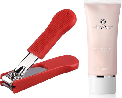 Oriflame Sweden NovAge Smoothing Exfoliating Scrub 100ml (32645) With Nail Cutter(Set of 2)
Oriflame Sweden NovAge Smoothing Exfoliating Scrub 100ml (32645) With Nail Cutter(Set of 2)
