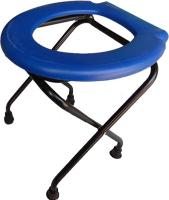 NEOSAFE N897 B COMMODE STOOL M.S. ROUND Commode Chair(Blue)