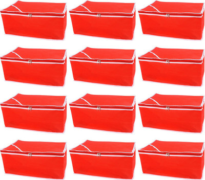 Snazzy Designer Non Woven Saree Cover Set Of 12 Pcs /Wardrobe Organiser/Regular Clothes Bag WPK08(Red)
Snazzy Designer Non Woven Saree Cover Set Of 12 Pcs /Wardrobe Organiser/Regular Clothes Bag WPK08(Red)
