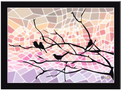 Birds-Picture-2 Paper Print(11.69 inch X 8.27 inch, Framed)