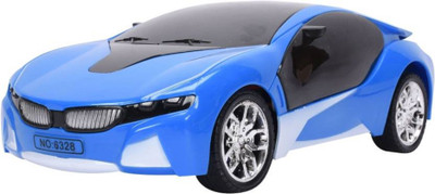 Z A Enterprises BMW I8 3D Remote Control Car with 3D Lights,(Multicolor)