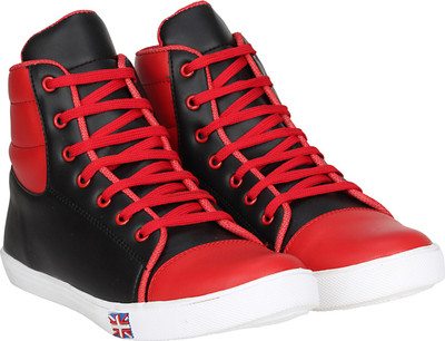 Kraasa Sneakers For Men(Red, Black