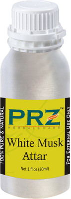 PRZ White Musk Attar For Unisex (30 ML) - Pure Natural Premium Quality Perfume (Non-Alcoholic) Floral Attar(Floral)
PRZ White Musk Attar For Unisex (30 ML) - Pure Natural Premium Quality Perfume (Non-Alcoholic) Floral Attar(Floral)