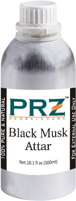 PRZ Black Musk Attar For Unisex (300 ML) - Pure Natural Premium Quality Perfume (Non-Alcoholic) Floral Attar(Musk)
PRZ Black Musk Attar For Unisex (300 ML) - Pure Natural Premium Quality Perfume (Non-Alcoholic) Floral Attar(Musk)