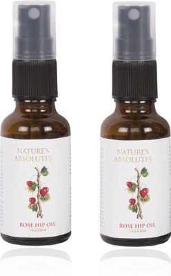 Nature's Absolutes Rose Hip Oil (30ml x 2) Combo Pack of 2 Pcs,100% Pure Organic, Premium Oil(60 ml)
Nature's Absolutes Rose Hip Oil (30ml x 2) Combo Pack of 2 Pcs,100% Pure Organic, Premium Oil(60 ml)