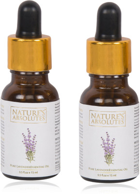 Nature's Absolutes Lavender Oil (15ml x 2) Combo Pack of 2 Pcs,100% Pure Organic, Premium Oil(30)
Nature's Absolutes Lavender Oil (15ml x 2) Combo Pack of 2 Pcs,100% Pure Organic, Premium Oil(30)