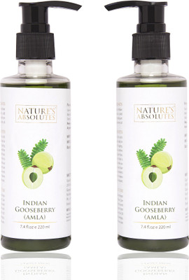Nature's Absolutes Indian Gooseberry, Amla Oil (220ml x 2) Combo Pack of 2 Pcs,100% Pure Organic, Premium Oil(440 ml)
Nature's Absolutes Indian Gooseberry, Amla Oil (220ml x 2) Combo Pack of 2 Pcs,100% Pure Organic, Premium Oil(440 ml)