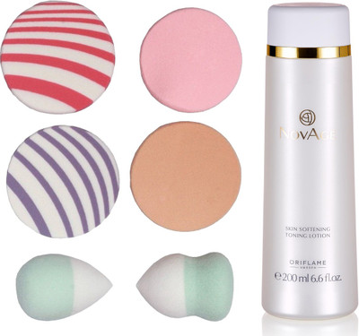 Oriflame Sweden NovAge Skin Softening Toning Lotion 200ml (32742) With Puff Sponge(Set of 7)
Oriflame Sweden NovAge Skin Softening Toning Lotion 200ml (32742) With Puff Sponge(Set of 7)